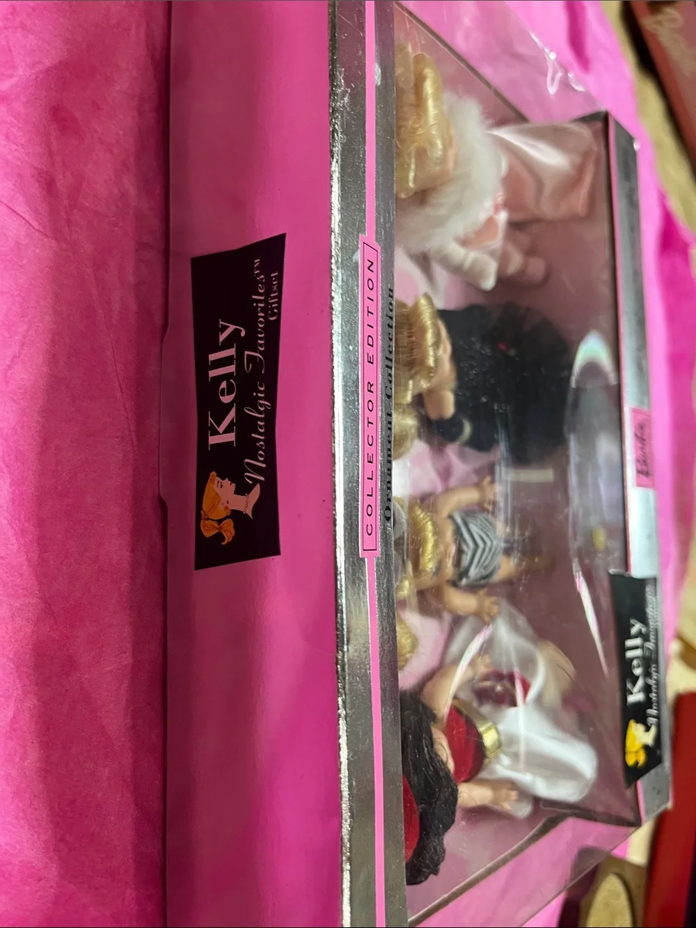 Mattel Kelly Collector Edition 4-Piece Doll Giftset - Pink, Black, White, Red
